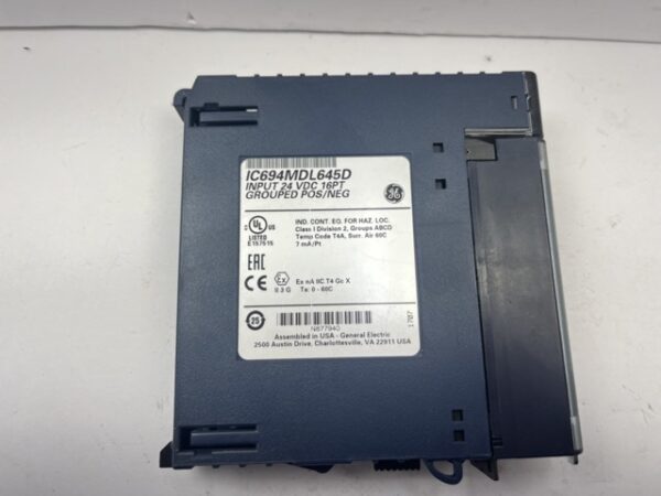 GE Fanuc® IC694MDL645D Input Module | 16-Point, 24VDC Logic - Image 5